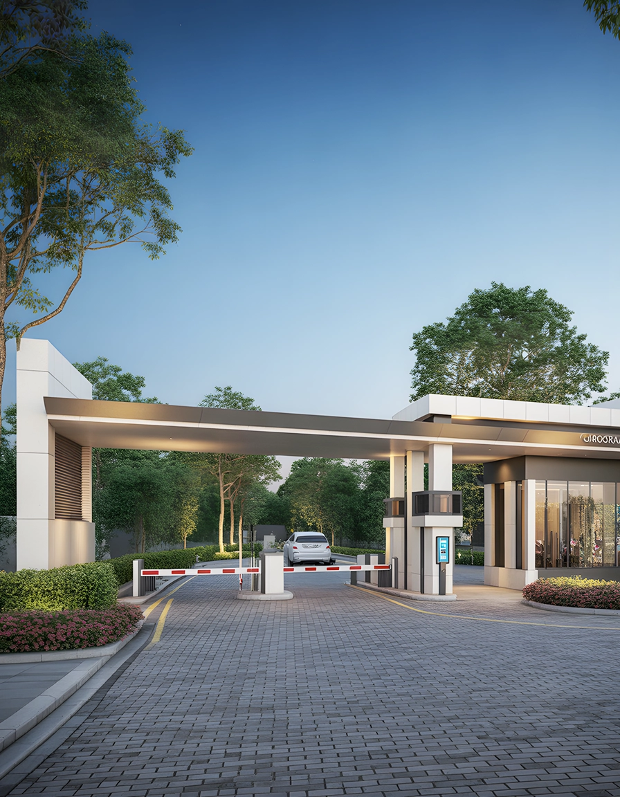 Oberoi Realty Three Sixty North Gurgaon Guarded Perimeter Amenity